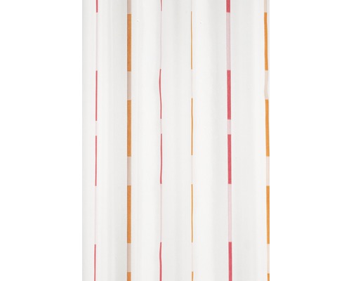 Gordijn met gordijnband Calypso rood 140x255 cm