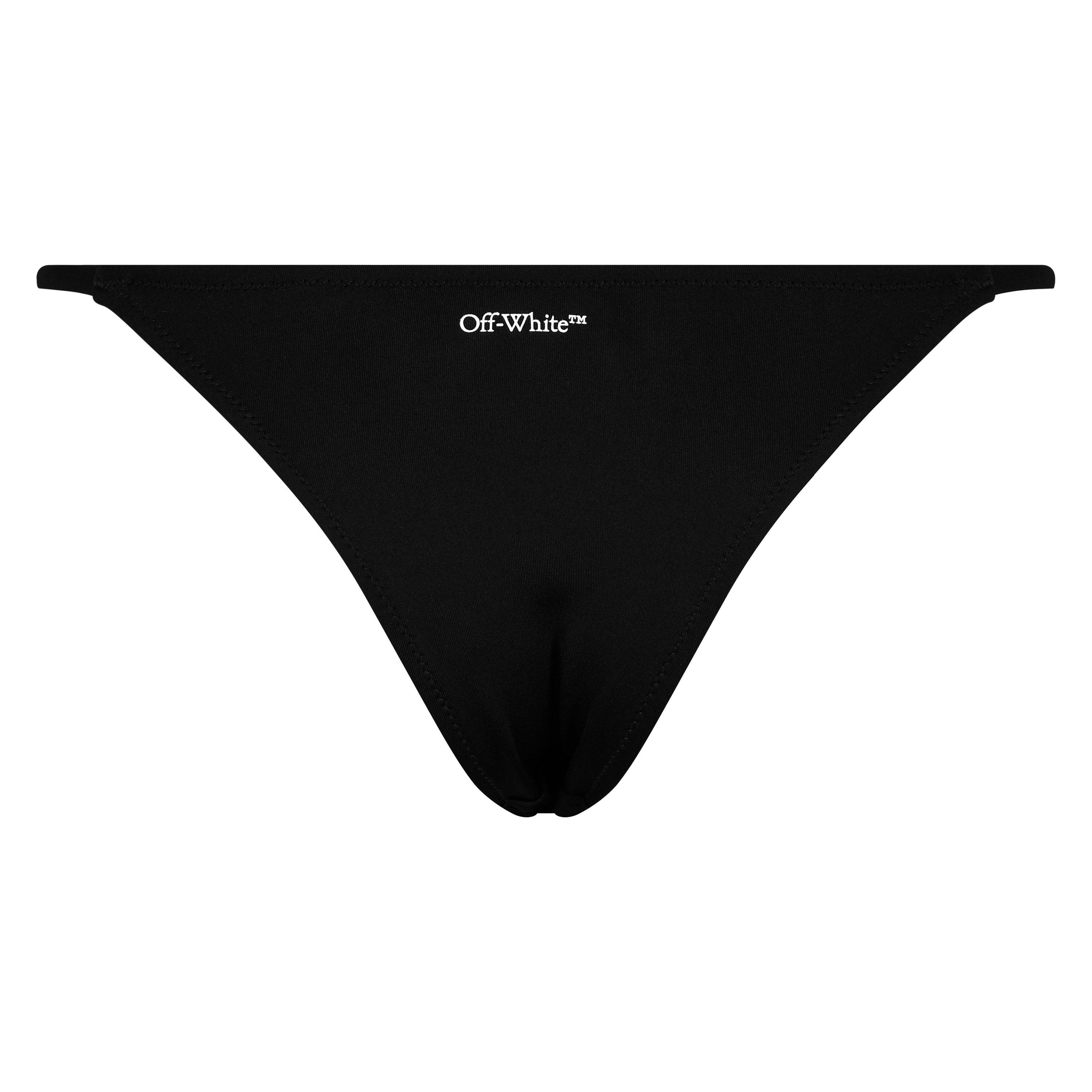 Off White Zip Detail Bikini