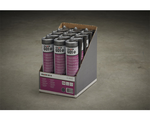Akkit 601 sanitair siliconen antraciet 310 ml