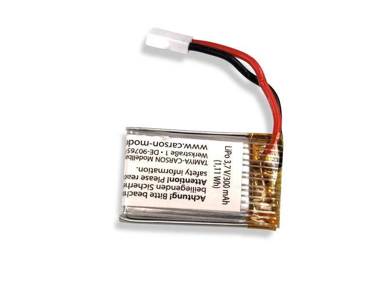 Carson RC-Akku LiPo 300 mAh 3.7 V Ersatz 1S Lipo Akku zu Carson Toxic Spider / Angry Bug und Stinger