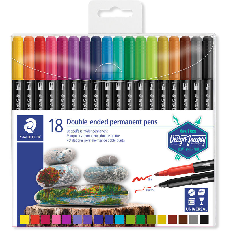 Staedtler Filzstifte Design Journey 3187, 18 Stück, assortiert