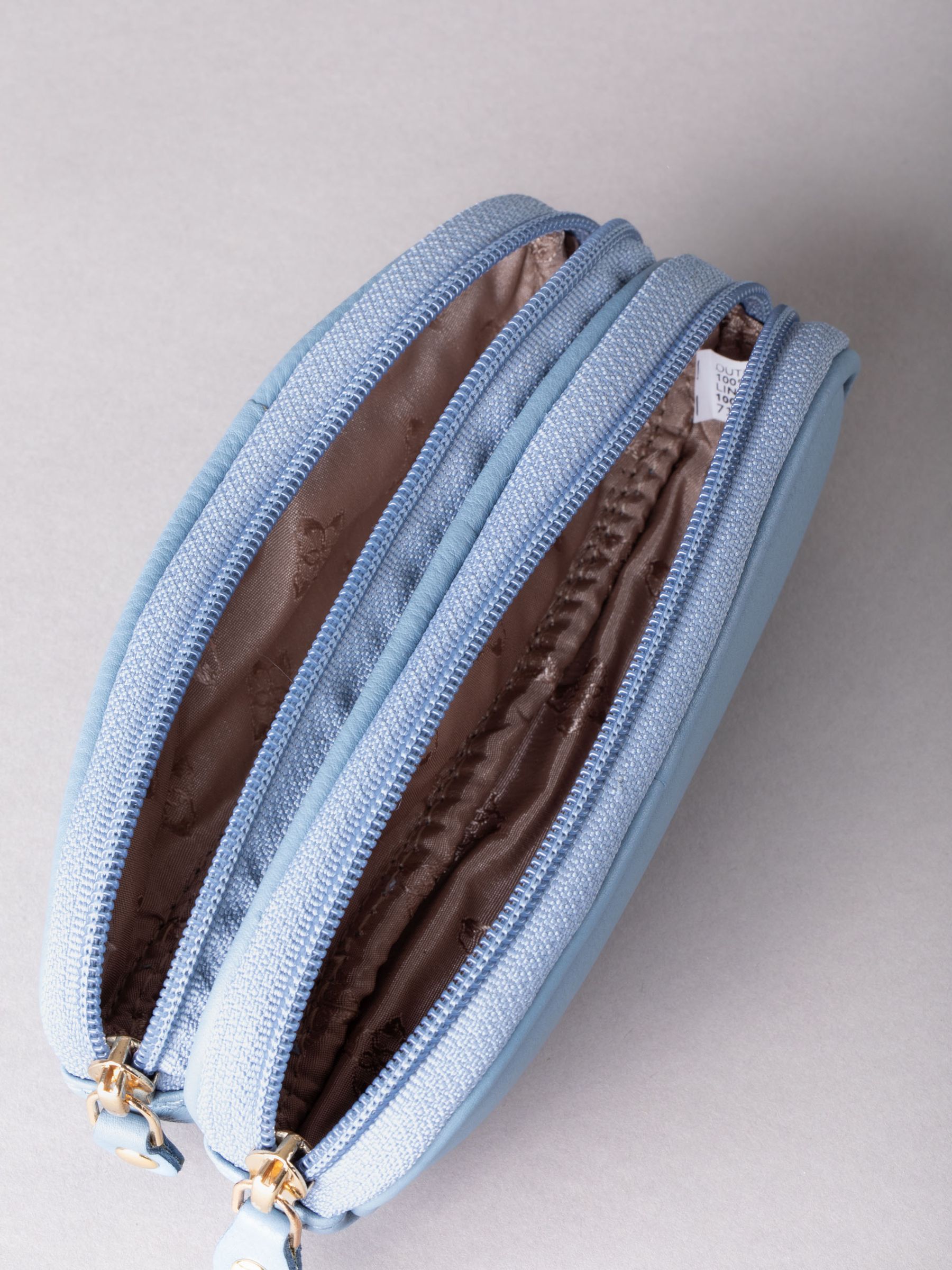 Hemelsblauw - Lakeland Leather dubbele brillenkoker