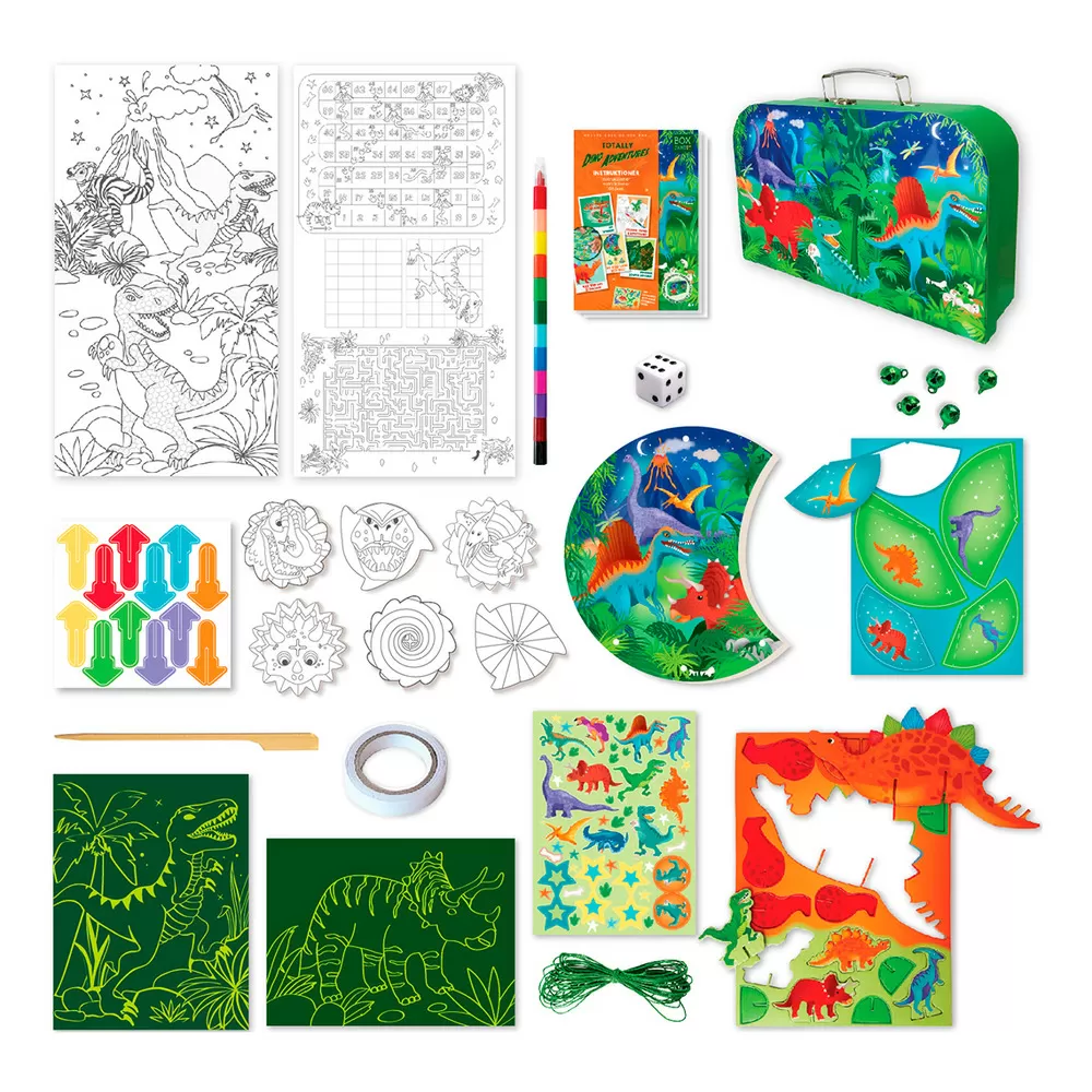 BOX CANDIY Multi Craft & Activity Set - Totally Dino Adventure - 1 stk