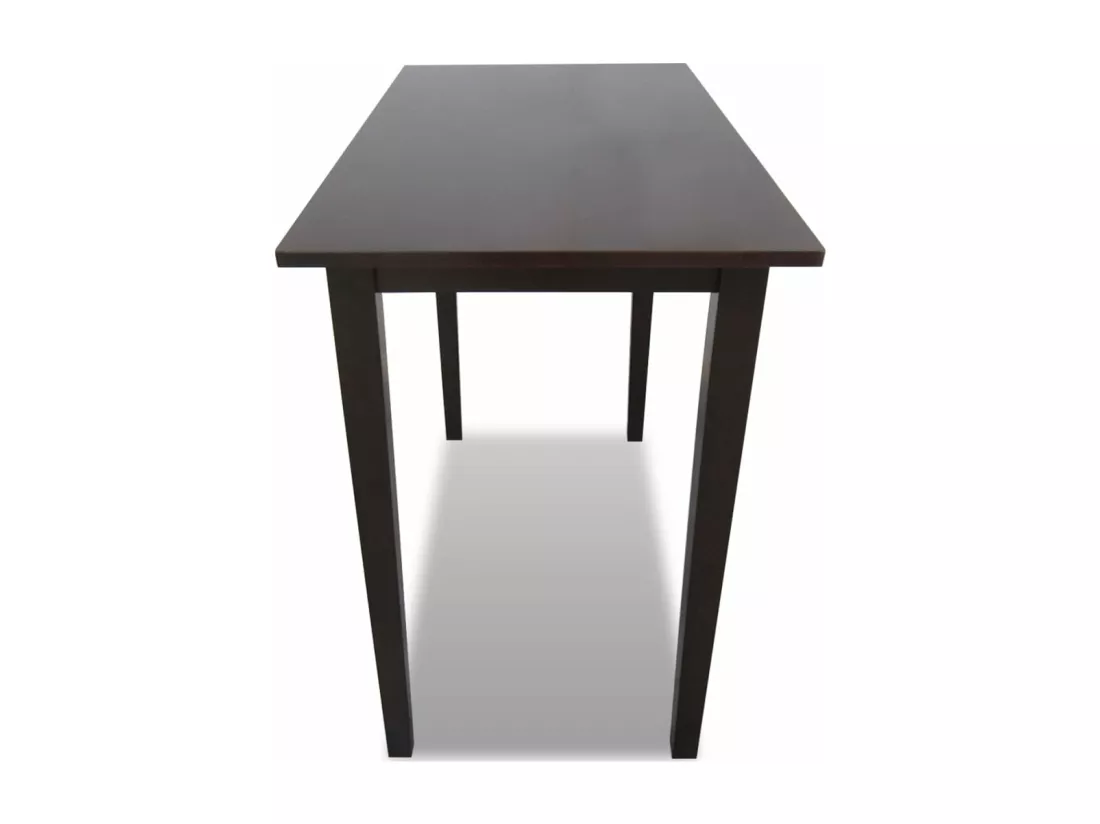 Table de bar en bois Marron