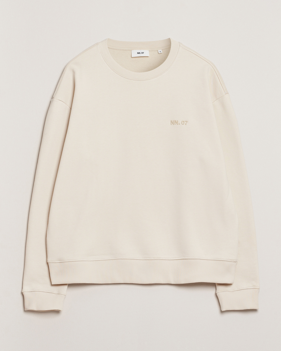 NN07 David Crew Neck Sweatshirt Ivory