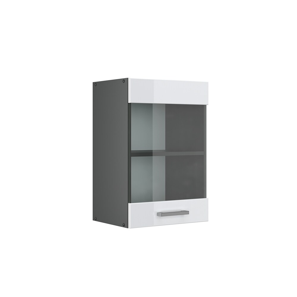 VICCO Küchenschrank Hängeschrank Hängeglasschrank 40 cm R-Line Anthrazit