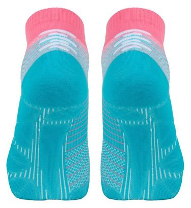 Chaussettes BV Sport Run Marathon Low Turquoise/Rose