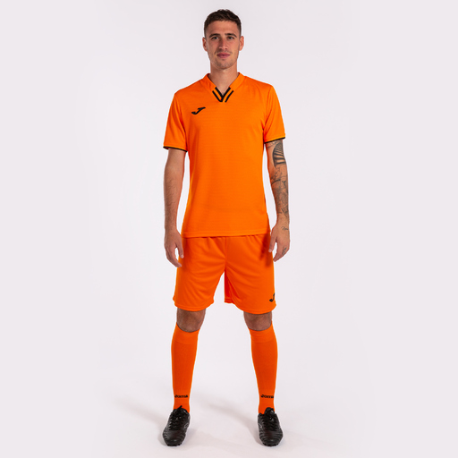 Camiseta Manga Corta Joma Toletum Iv Naranja Negro