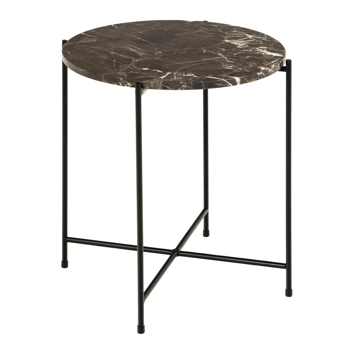 Bijzettafel Kosta Ø52 cm bruin