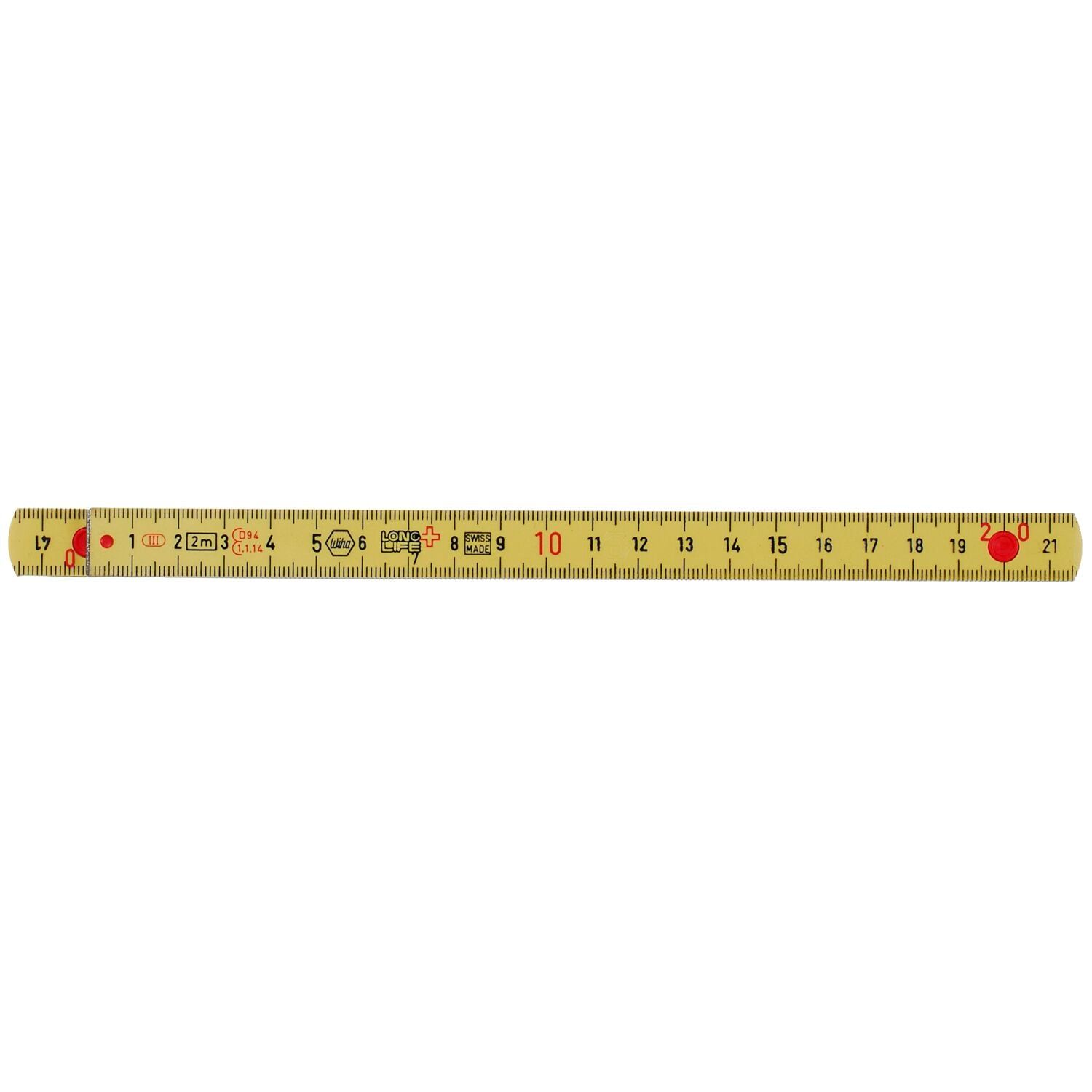 Stanley 0-35-320 Duimstok Fiberglas 2m - 15mm