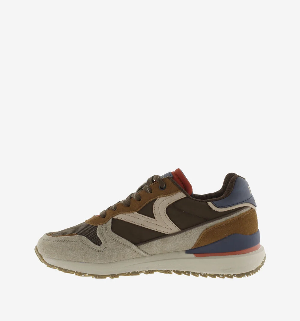 LEGGERA CASUAL Baskets homme à semelles recyclées MARRON