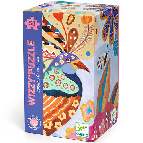 Djeco puzzel sprankelende vogel - 50st