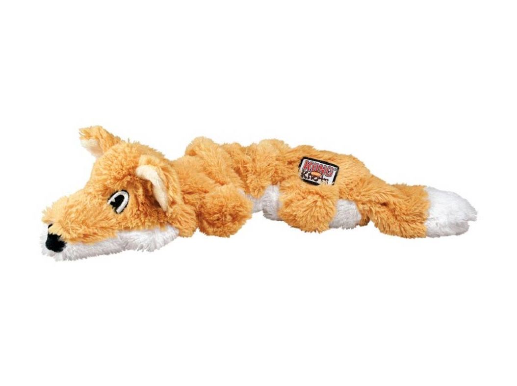 BRINQUEDO PARA CÃO SCRUNCH KONG RAPOSA PEQUENO / MÉDIO