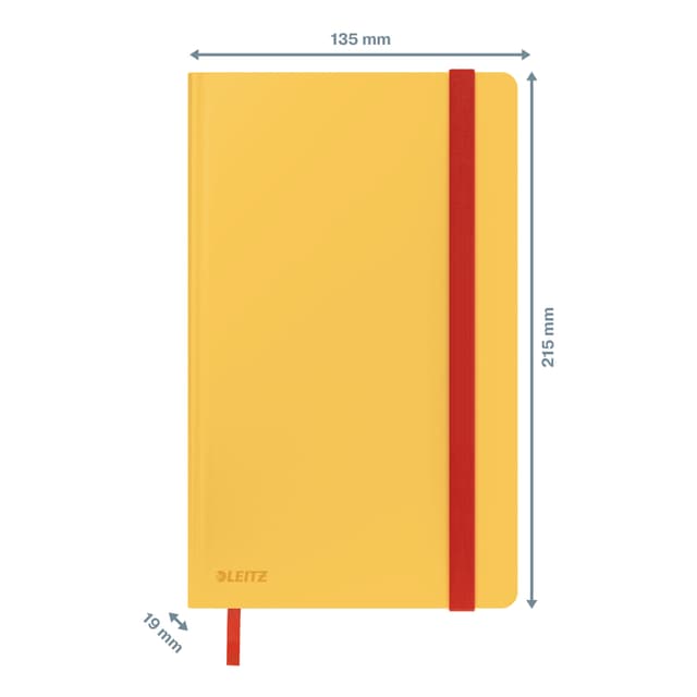 Leitz Cosy notesbog Soft Touch linjeret med Hardcover