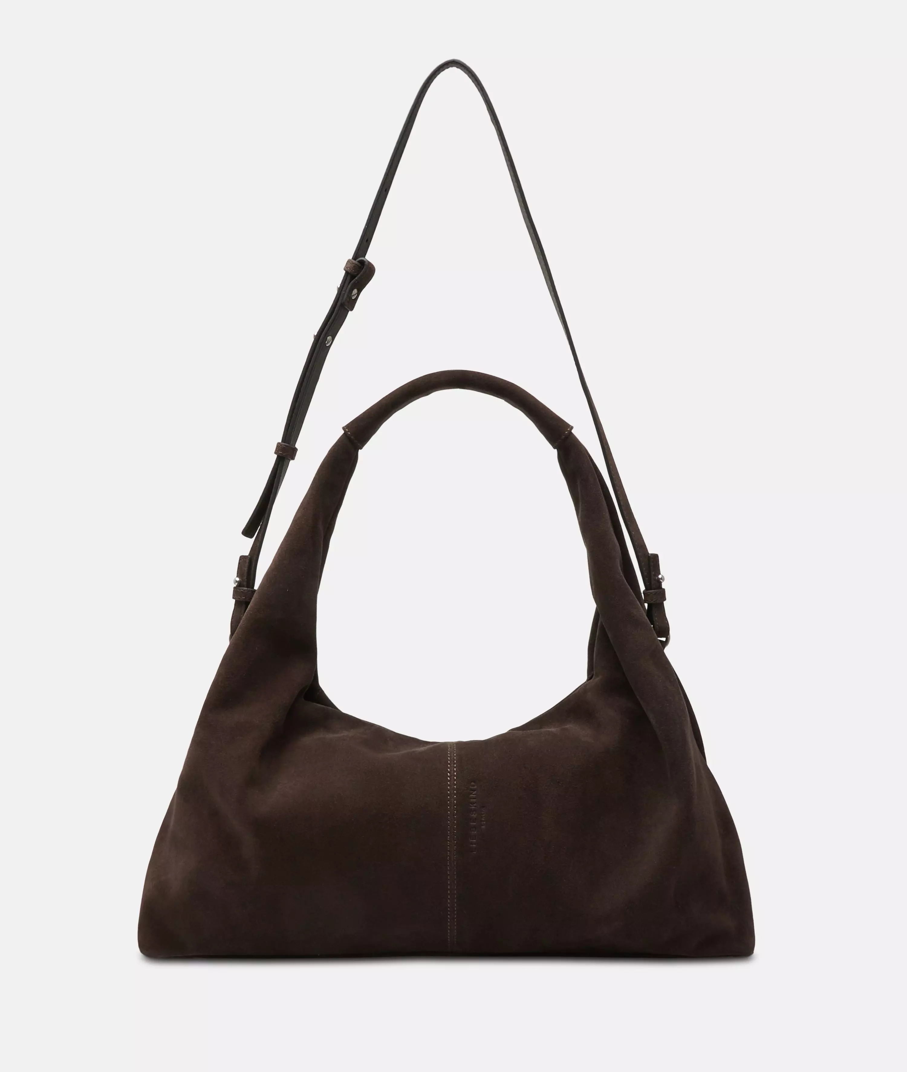 Scarlet Sachtel M Spacious shoulder bag made from soft suede