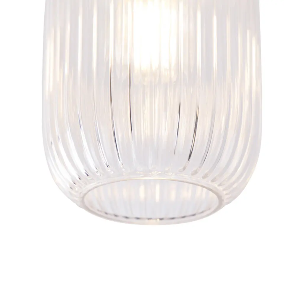 Qazqa plafondlampen banci goudkleurig e27