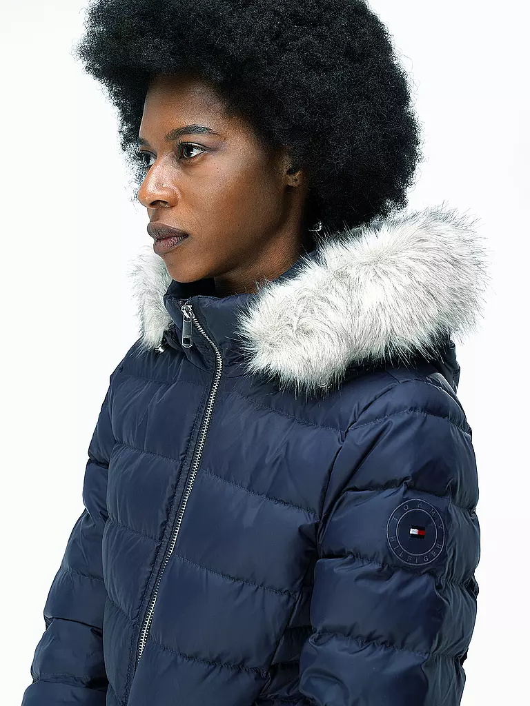 TOMMY HILFIGER Steppmantel dunkelblau