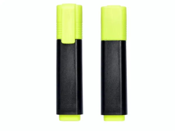 Tekstmarker Q-Line gul - (10 stk.)
