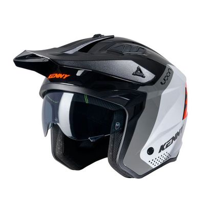 Casque trial Kenny MILES - GRAPHIC 2025 - Noir / Orange