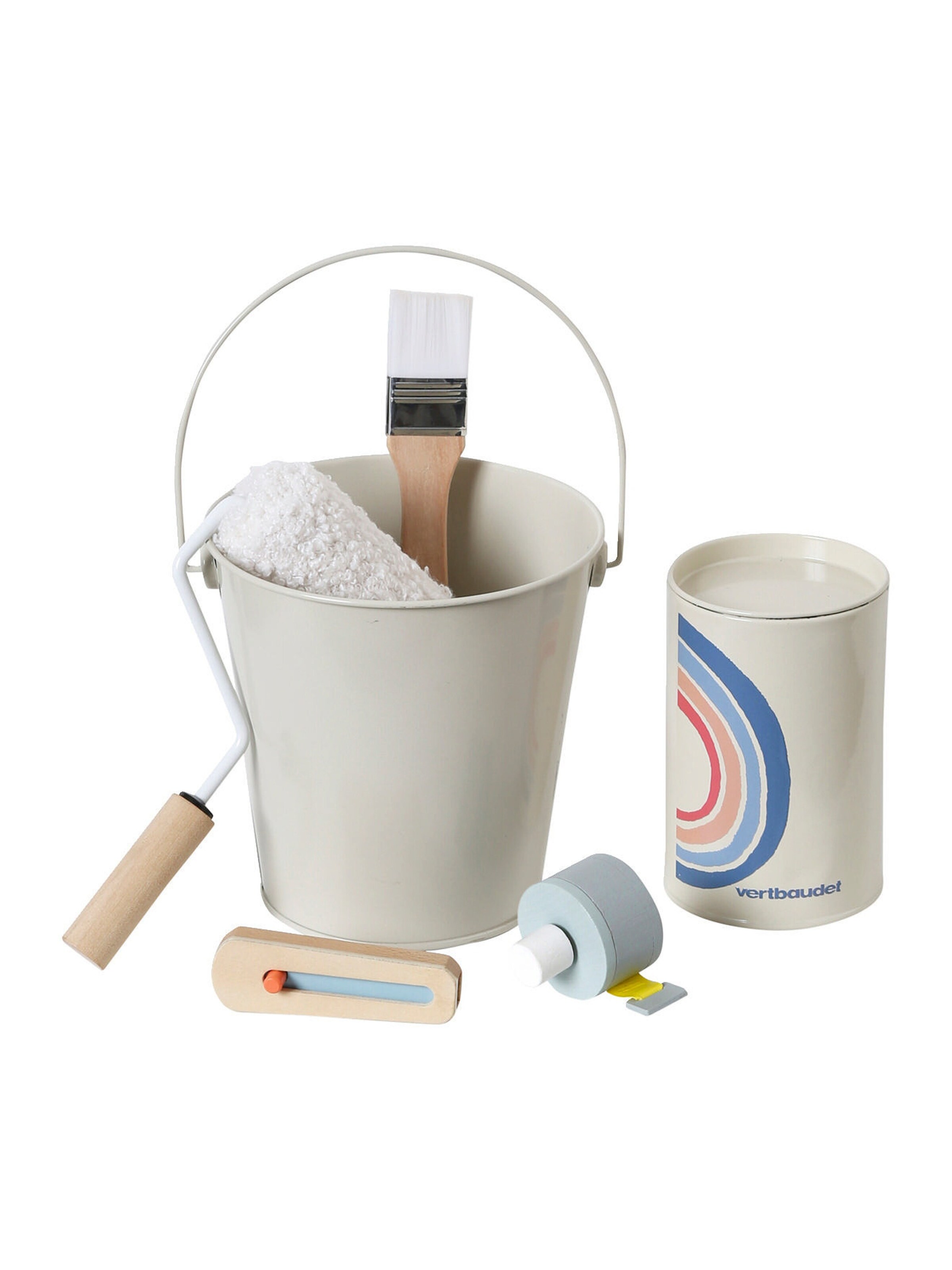 Vertbaudet Kinder Spiel-Set Maler, Holz FSC® blau