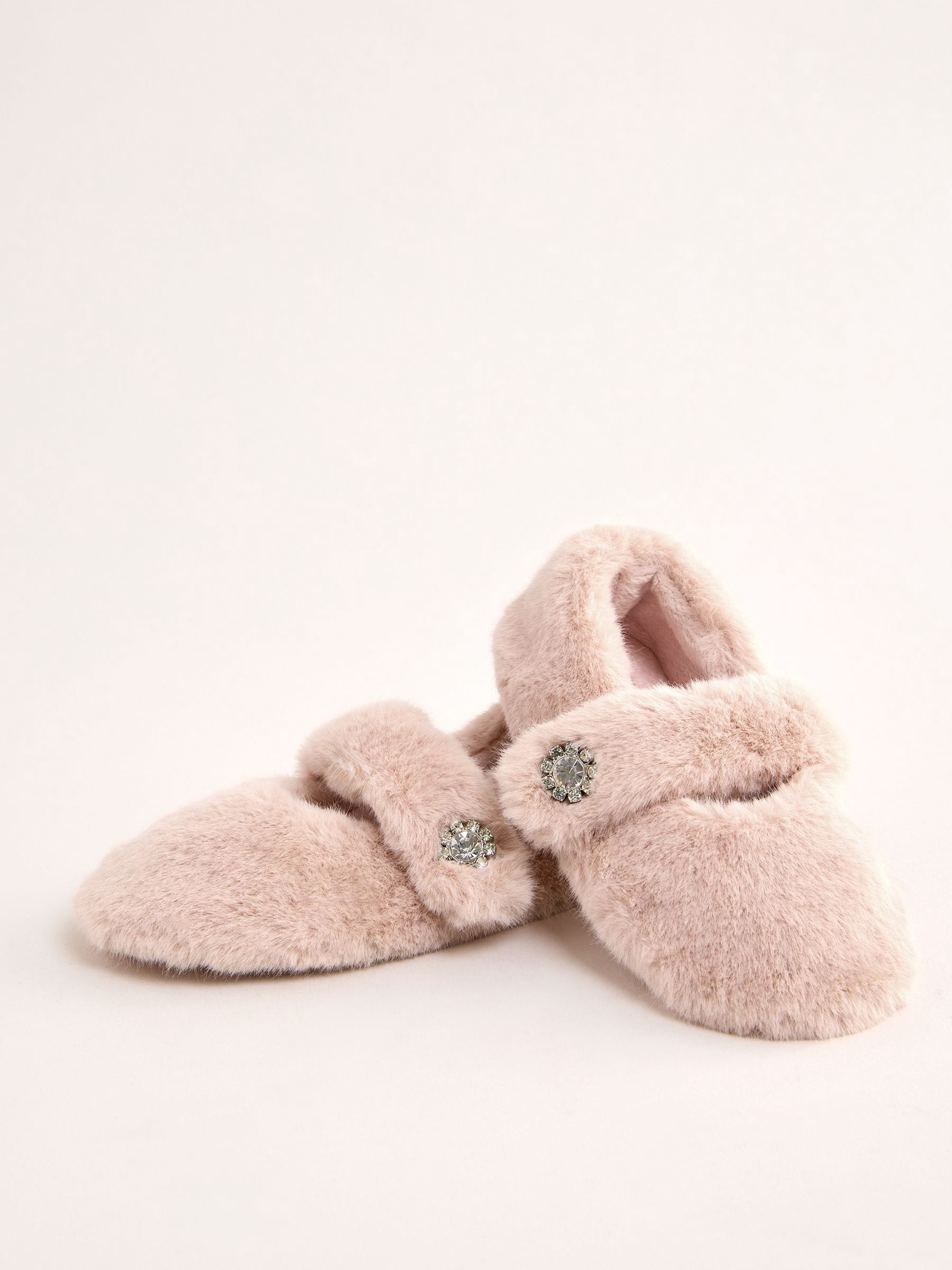 Lipsy Embellished Buckle Detail Mule Slippers