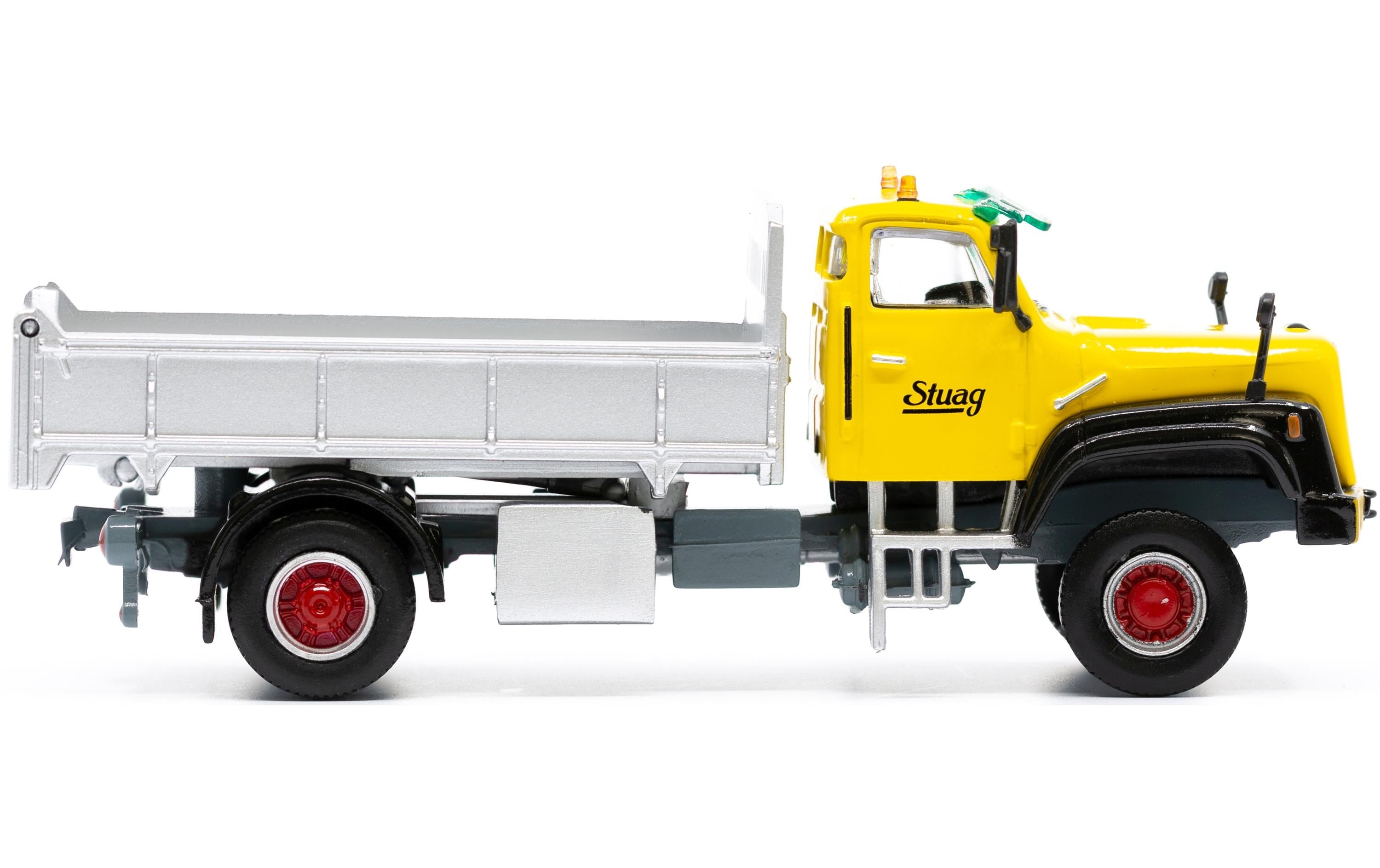 LKW Saurer D330N 4 x 4 Kipper Stuag Gelb 1:87H0 Lastwagen Modell
