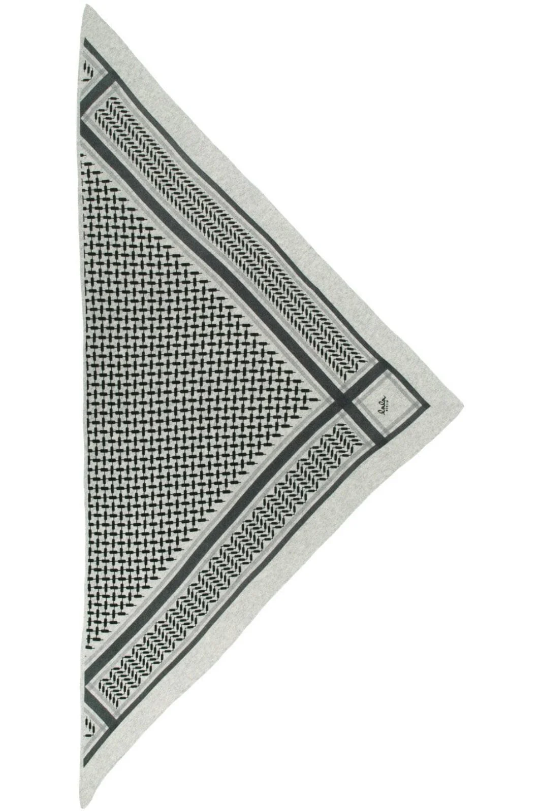 Lala Berlin Triangle Trinity Classic L flanella lightgrey melange