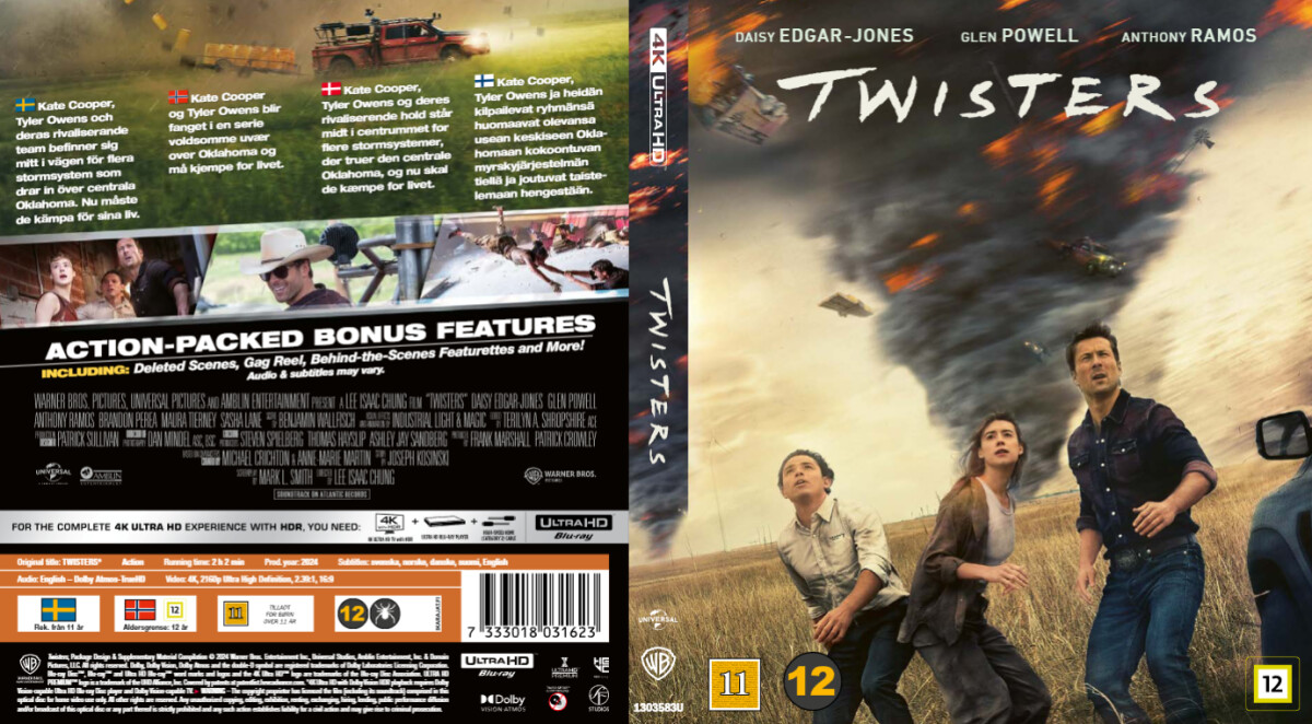 Twisters - 2024 - 4K Ultra HD Blu-Ray
