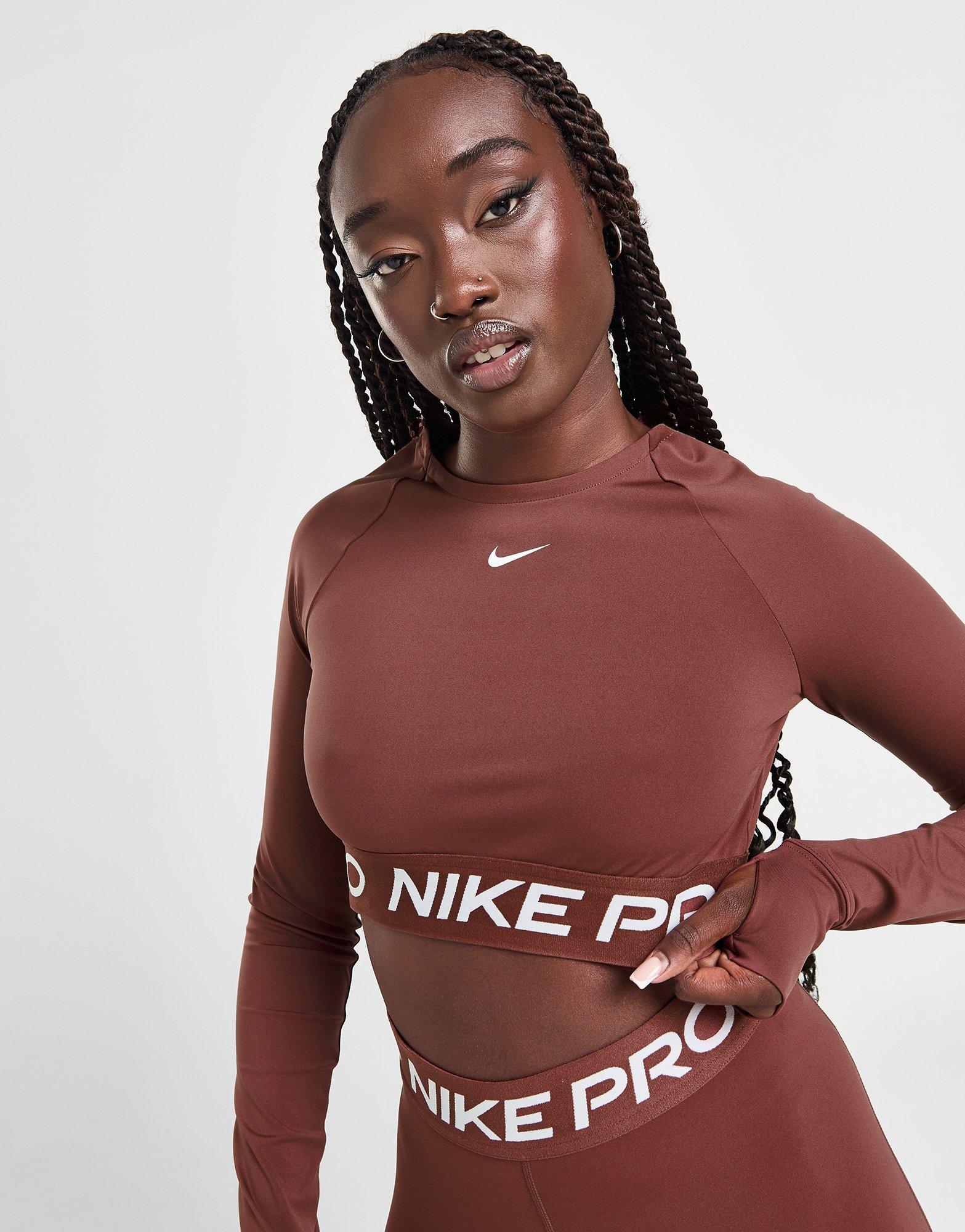 Nike Crop Top Manches Longues Pro Femme