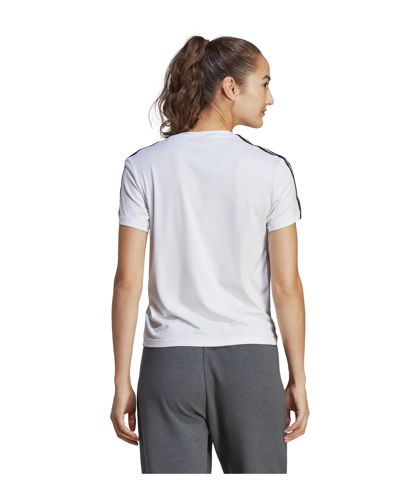 adidas AEROREADY Train Essentials 3-Stripes Tee White