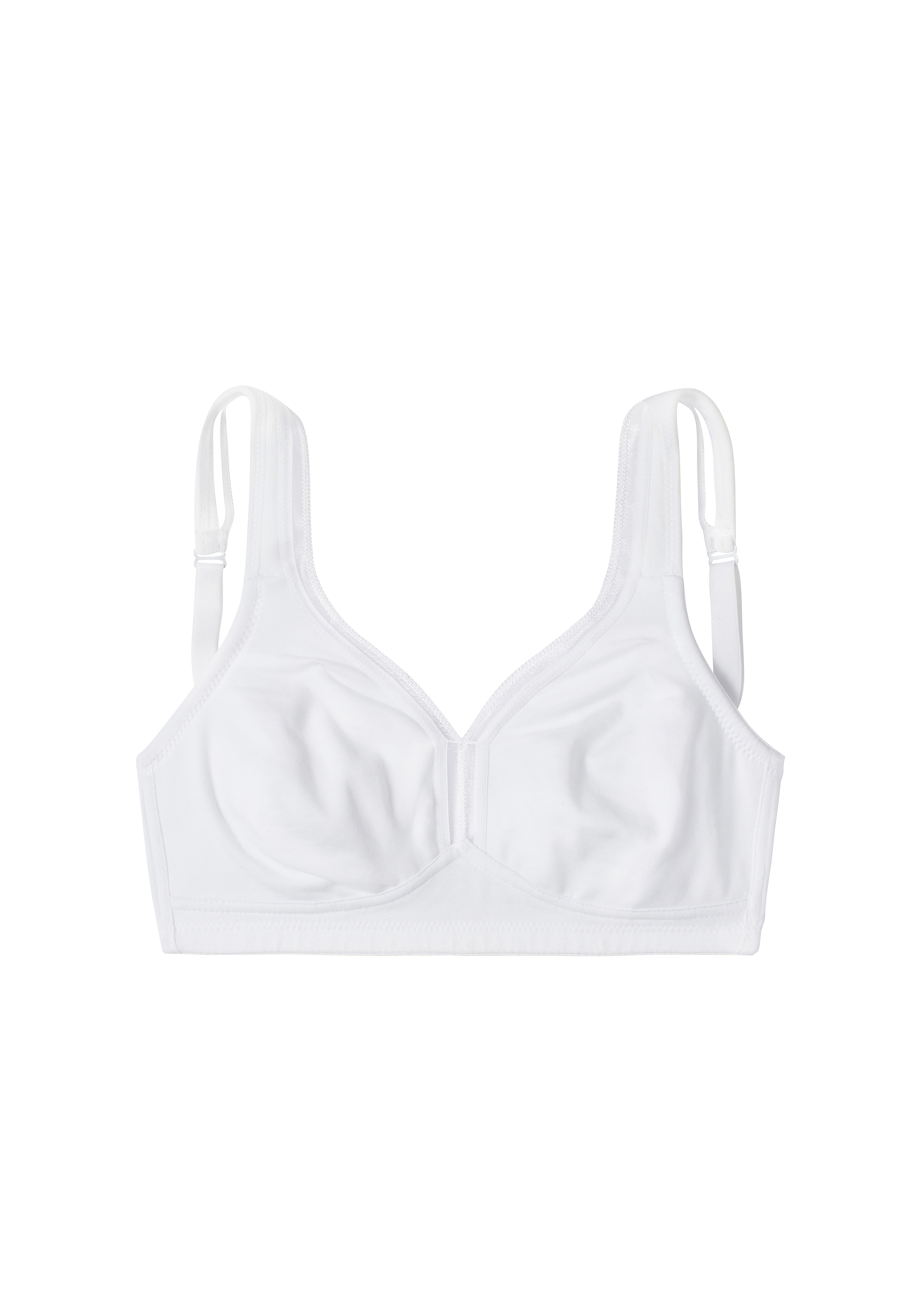 petite fleur T-Shirt-BH, 2 Stücker Packung, ohne Bügel aus Baumwolle, Basic Dessous