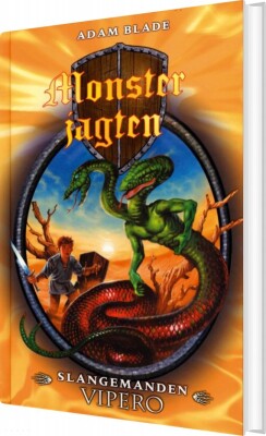 Monsterjagten 10 - Slangemanden Vipero - Adam Blade - Bog