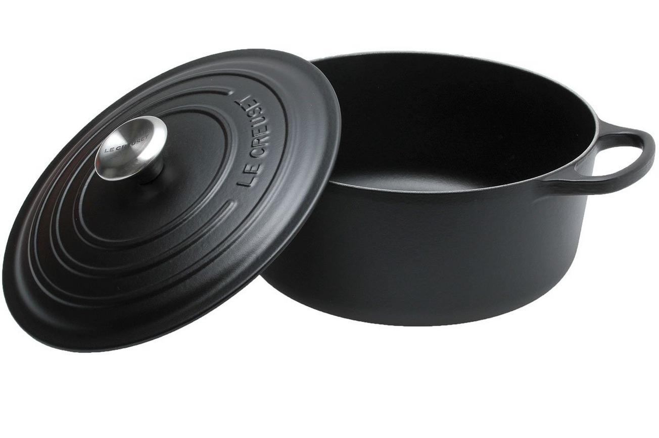 Le Creuset braadpan - cocotte 26cm, 5,3L zwart