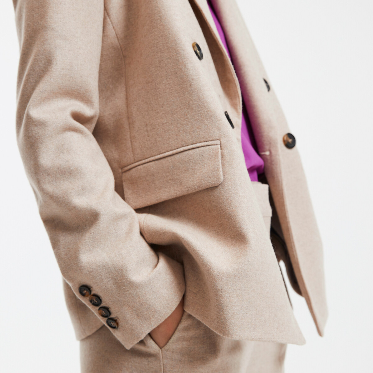 COLEÇÕES LA REDOUTE<br>Blazer, modelo oversized, amplo