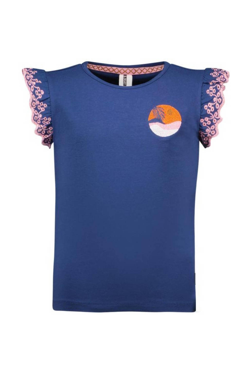 B.Nosy T-shirt Sylvie met printopdruk donkerblauw