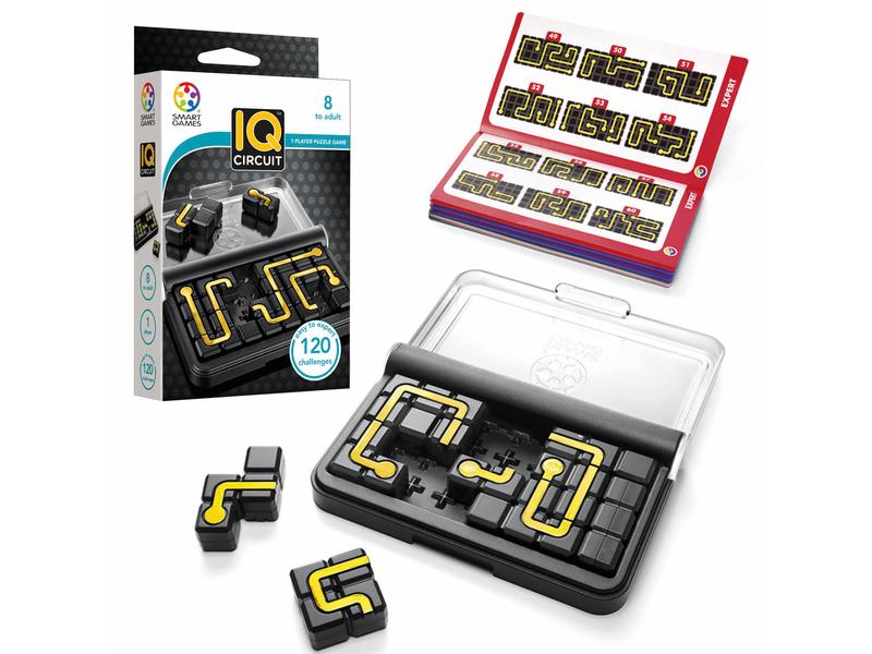 SmartGames Knobelspiel IQ Circuit Einzelspieler Rätsel-Spiel