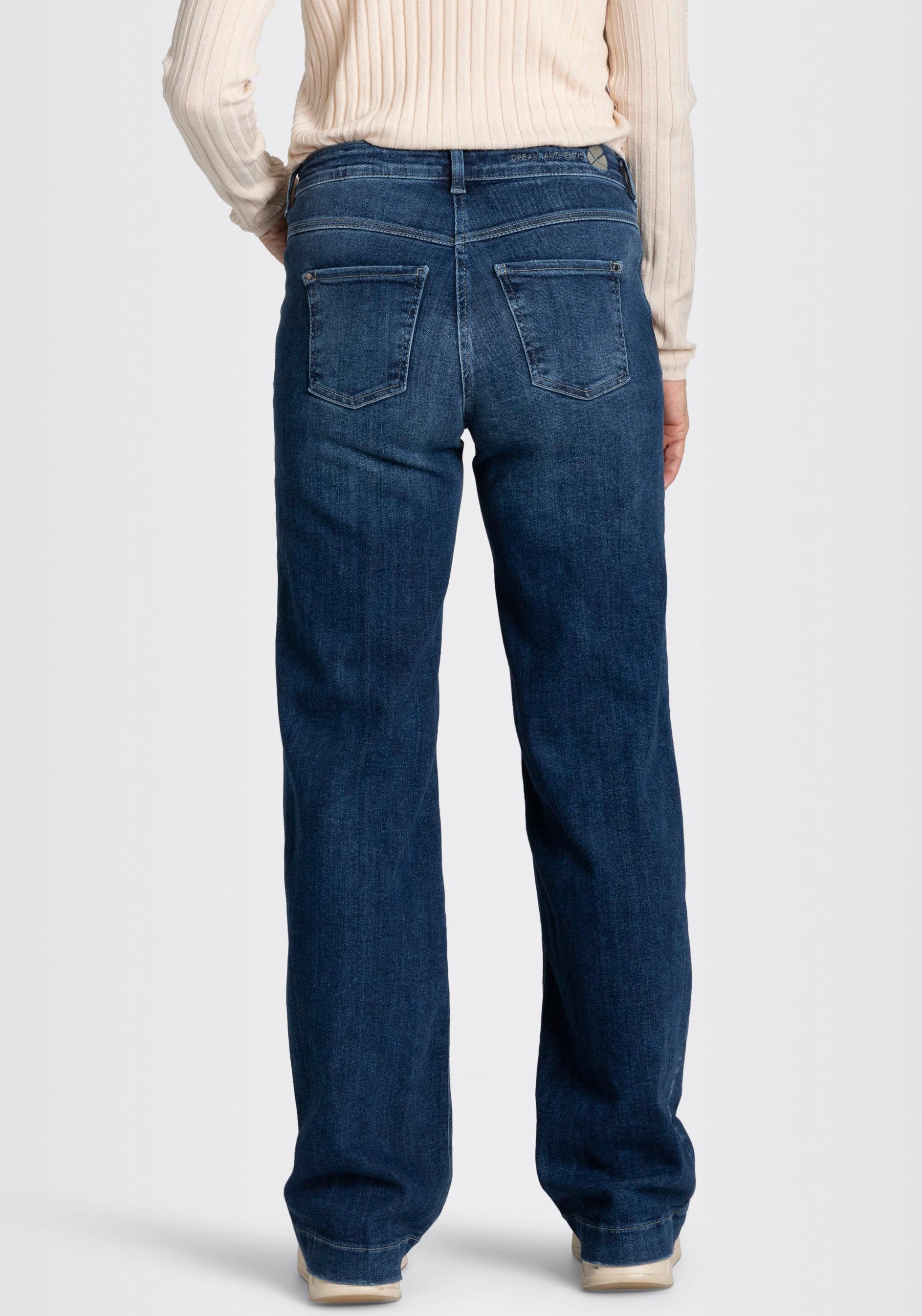 MAC Weite Jeans »Dream Wide authentic« mit formendem Shaping-Effekt
