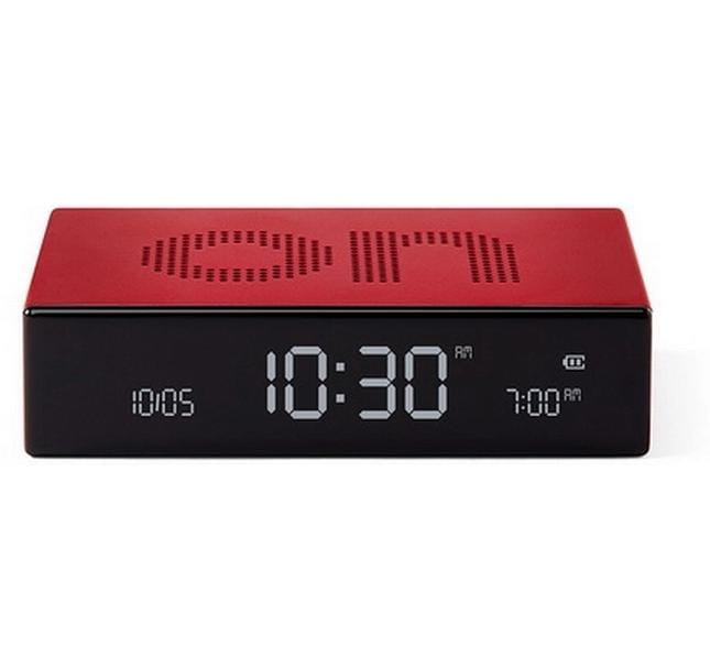 Digitalwecker Flip Premium RotLCD-Wecker