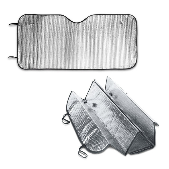hi!dea 98142 - Pare-soleil pour pare-brise de voiture avec revêtement en PE et en aluminium