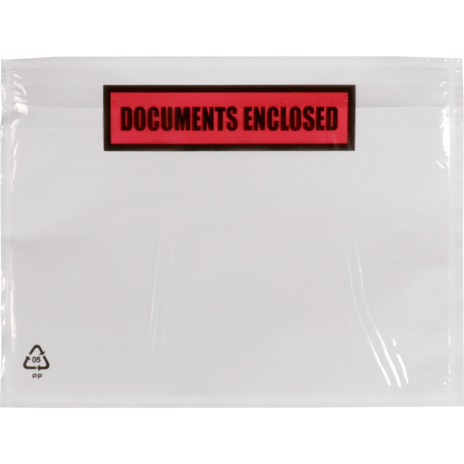 SendProof® Envelop, paklijstenvelop, documents enclosed, 160x122mm, A6/C6, zelfklevend, lDPE, wit/transparant