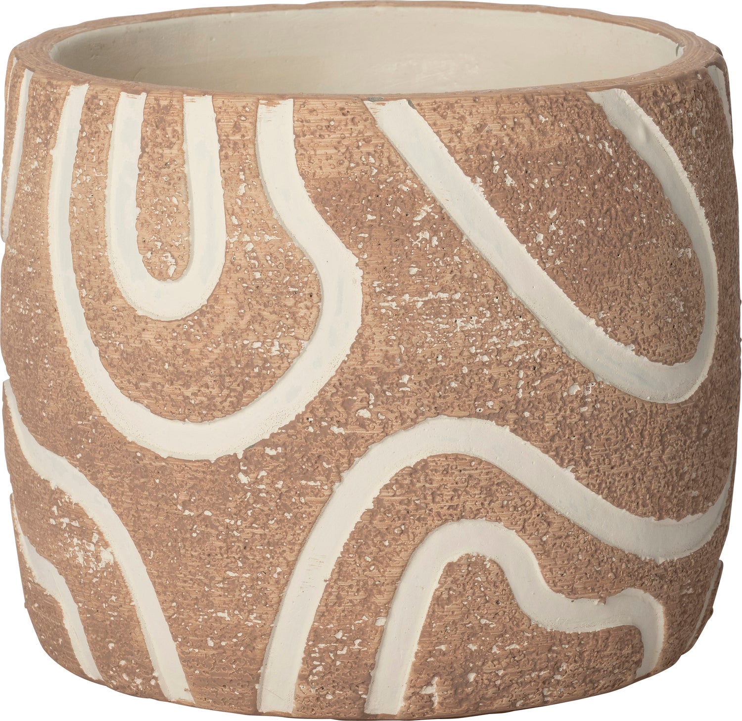 Intratuin bloempot Kyo bruin D 8 H 7 cm