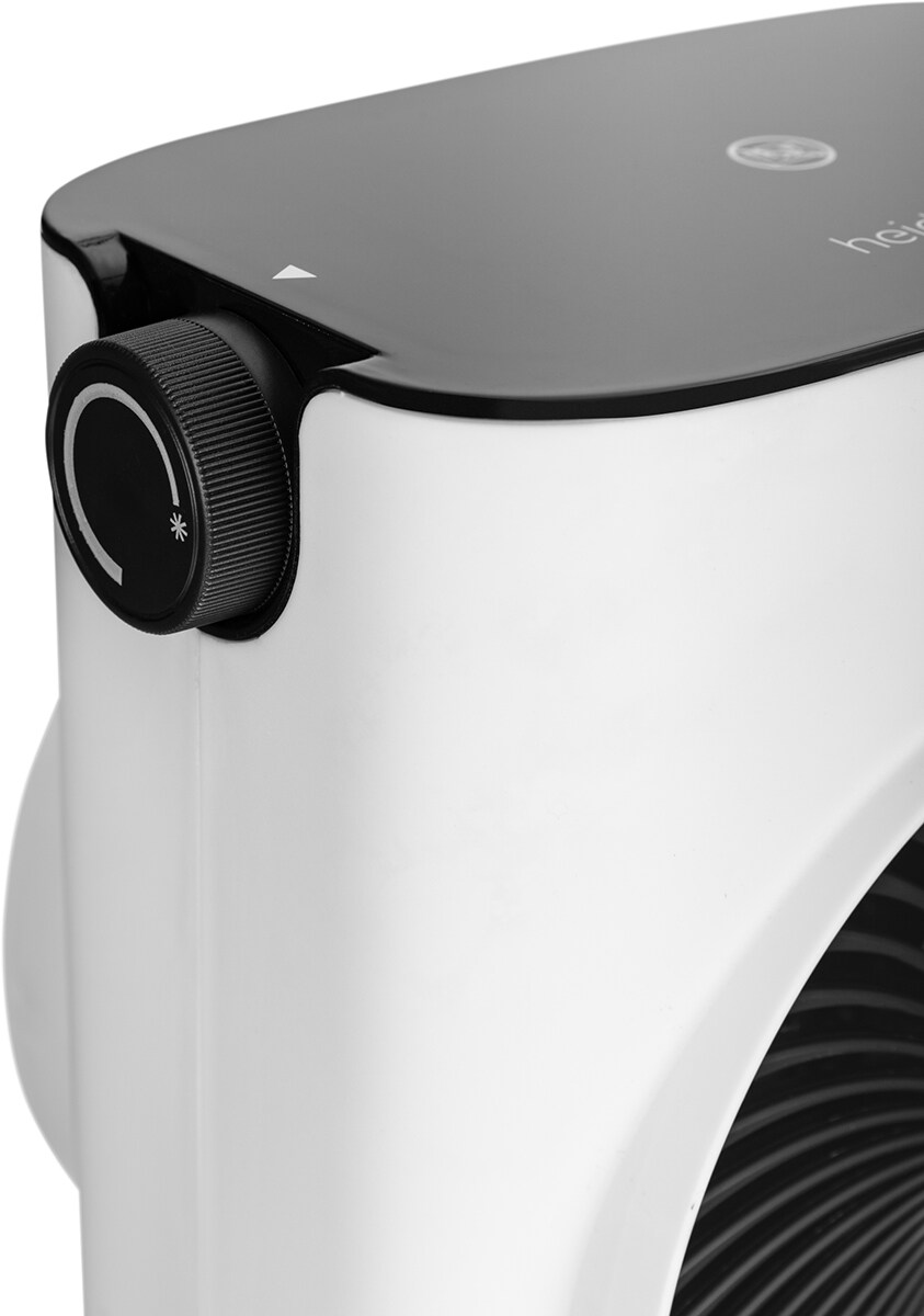 Heidenfeld Heizlüfter HL100, 1000-2000 Watt, Thermostat, Überhitzungsschutz, 25 m², PTC-Elemente