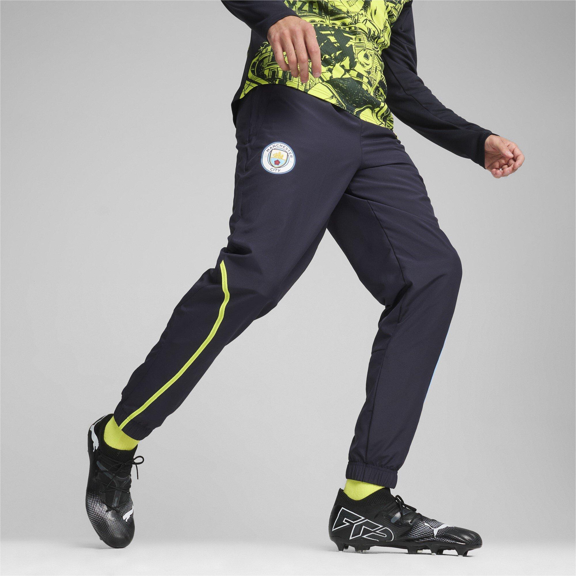 Puma Manchester City Pre Match Woven Tracksuit Bottoms 2024 2025 Adults