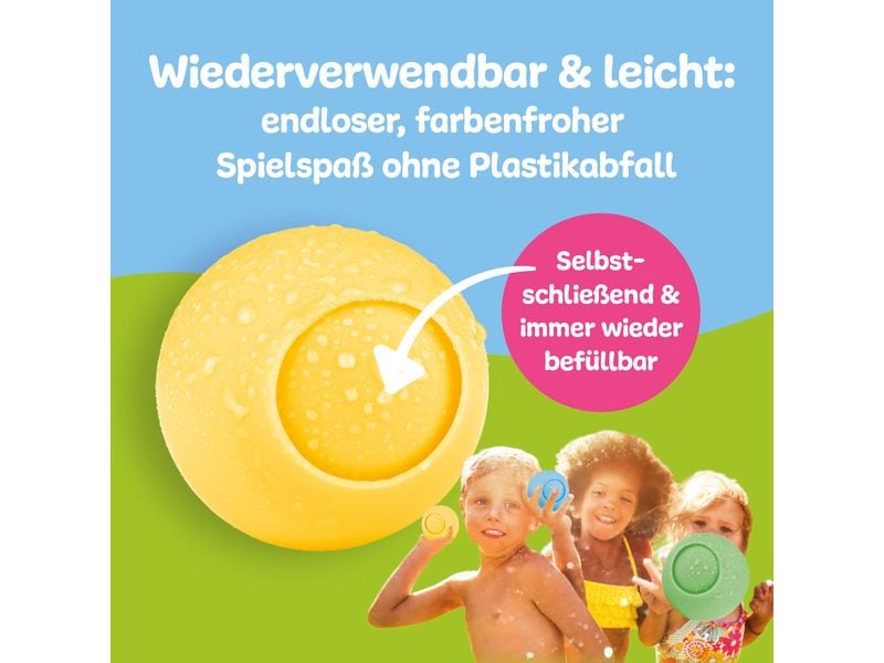 Imaginew Wasserballon Silikon 12 Stück Wiederverwendbare Wasserbälle
