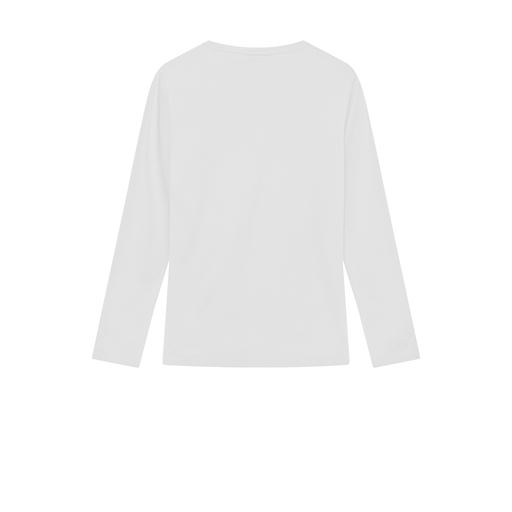 Mos Mosh Gallery Perry O-Neck Langærmet T-shirt, White, XXL