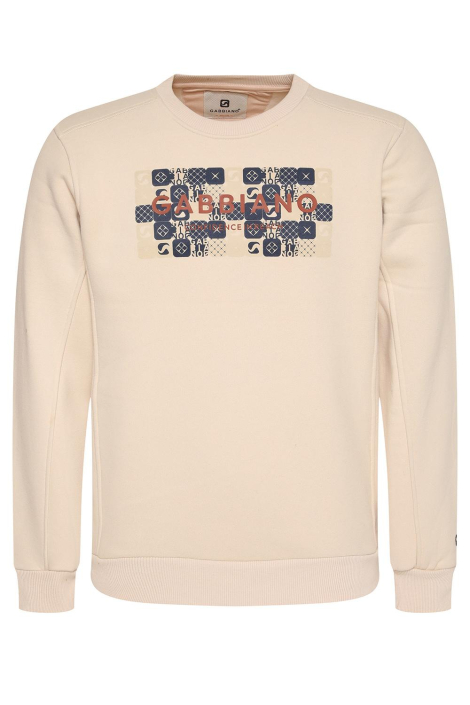 Gabbiano beige heren sweater