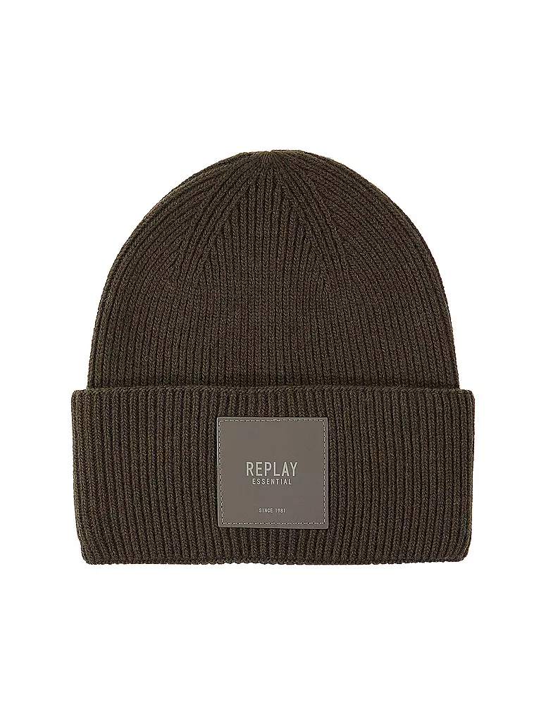REPLAY Mütze - Haube olive