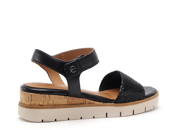 Tamaris nu pieds plats femme 28203 42 bleu