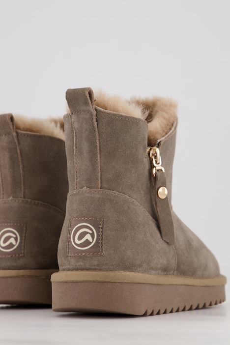 Ara Lammfell-Boots, Zipper, kuschelweich, leicht