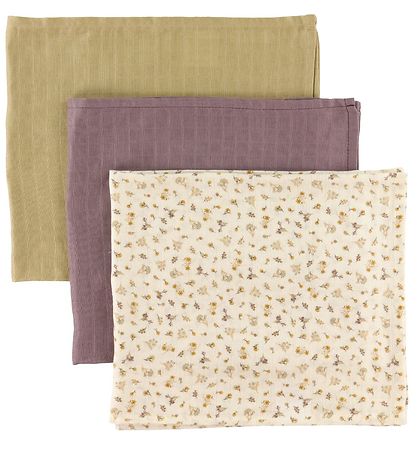 by KlipKlap Spucktücher - Poetic Garden - 3er-Pack - Honey/Laven